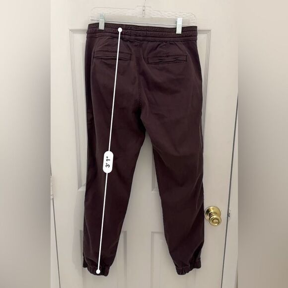 DUER Women’s Live Lite Jogger Pants Size Small Purple Eggplant Drawstring - Picture 8 of 10